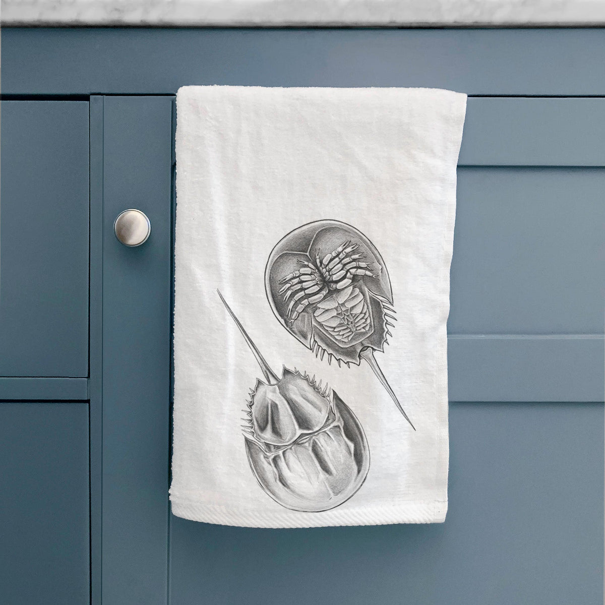 Atlantic Horseshoe Crab - Limulus polyphemus Premium Decorative Hand Towel