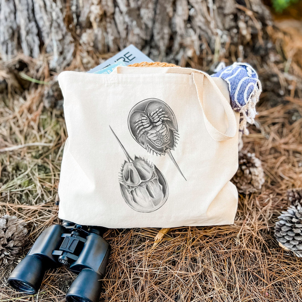 Atlantic Horseshoe Crab - Limulus polyphemus - Tote Bag