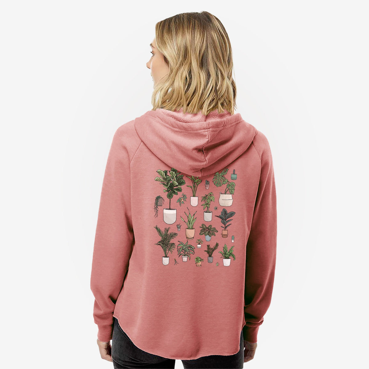 Houseplants - Women's Cali Wave Zip-Up Sweatshirt
