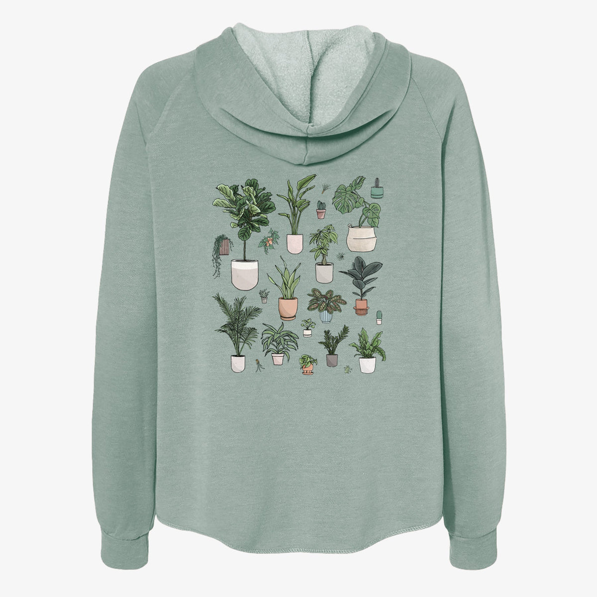Houseplants - Women's Cali Wave Zip-Up Sweatshirt