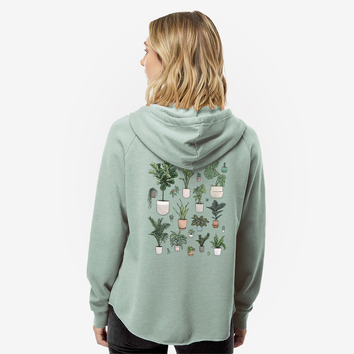 Houseplants - Women's Cali Wave Zip-Up Sweatshirt