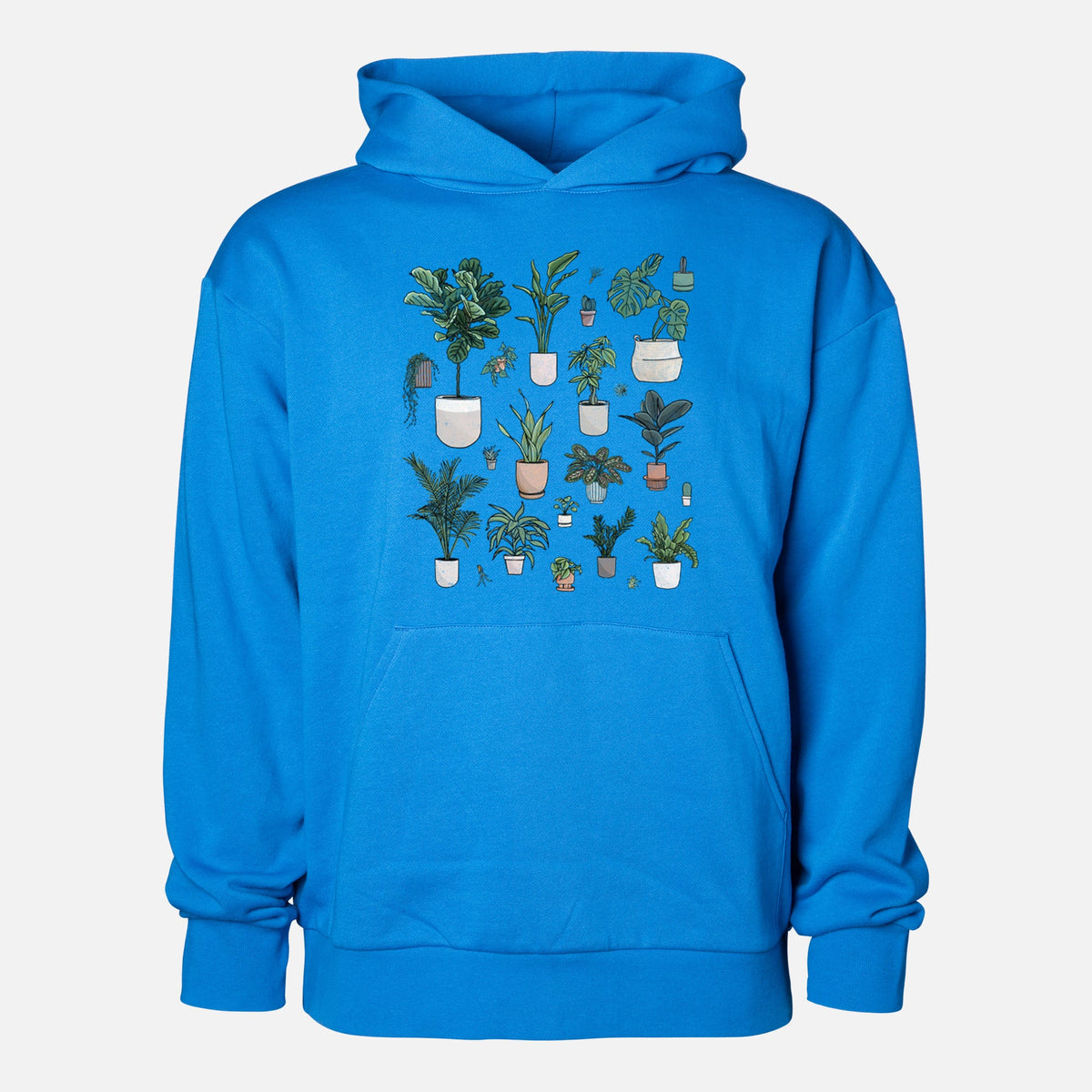 Collection of Houseplants  - Statement Midweight Hoodie