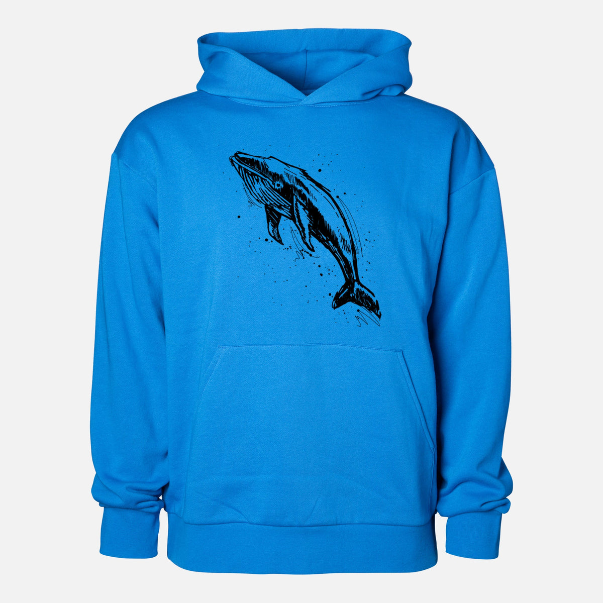Humpback Whale  - Statement Midweight Hoodie