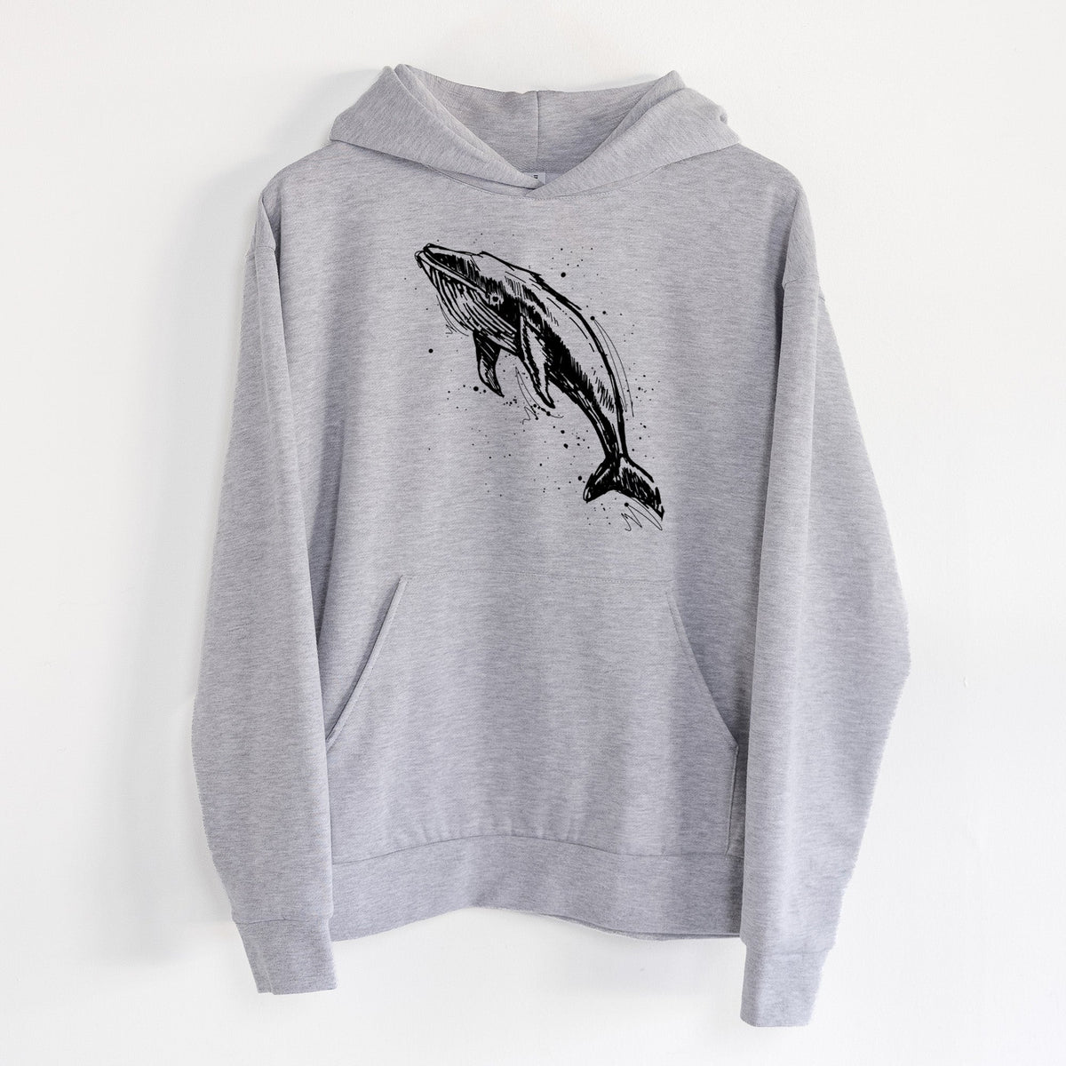 Humpback Whale  - Statement Midweight Hoodie