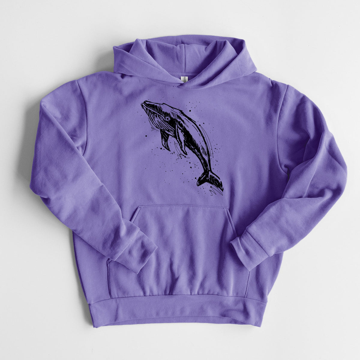 Humpback Whale  - Statement Midweight Hoodie