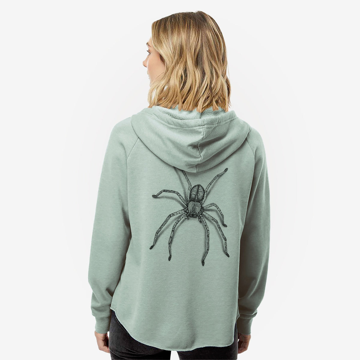 Huntsman Spider - Olios giganteus - Women's Cali Wave Zip-Up Sweatshirt