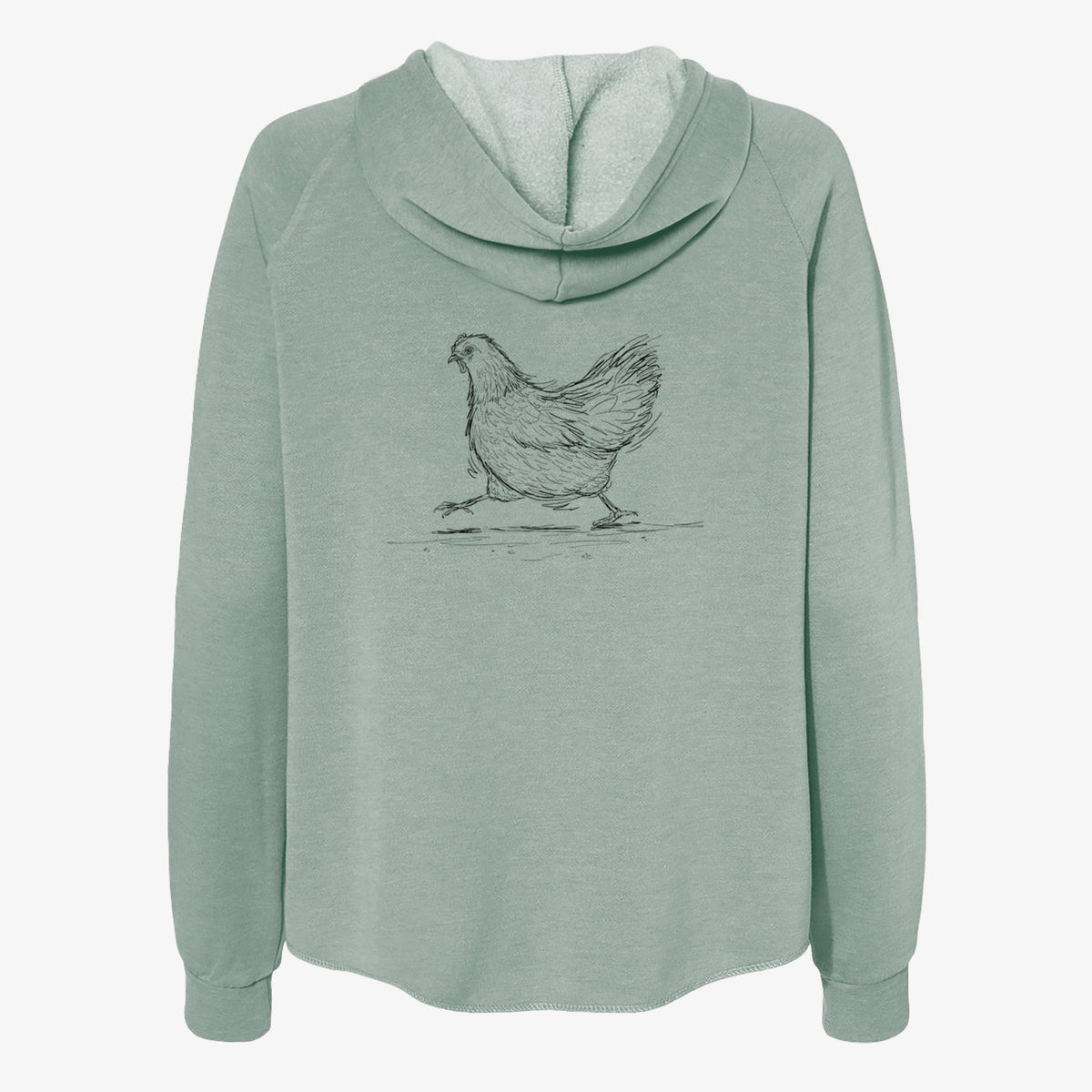 Hurried Hen - Orpington Chicken - Women's Cali Wave Zip-Up Sweatshirt