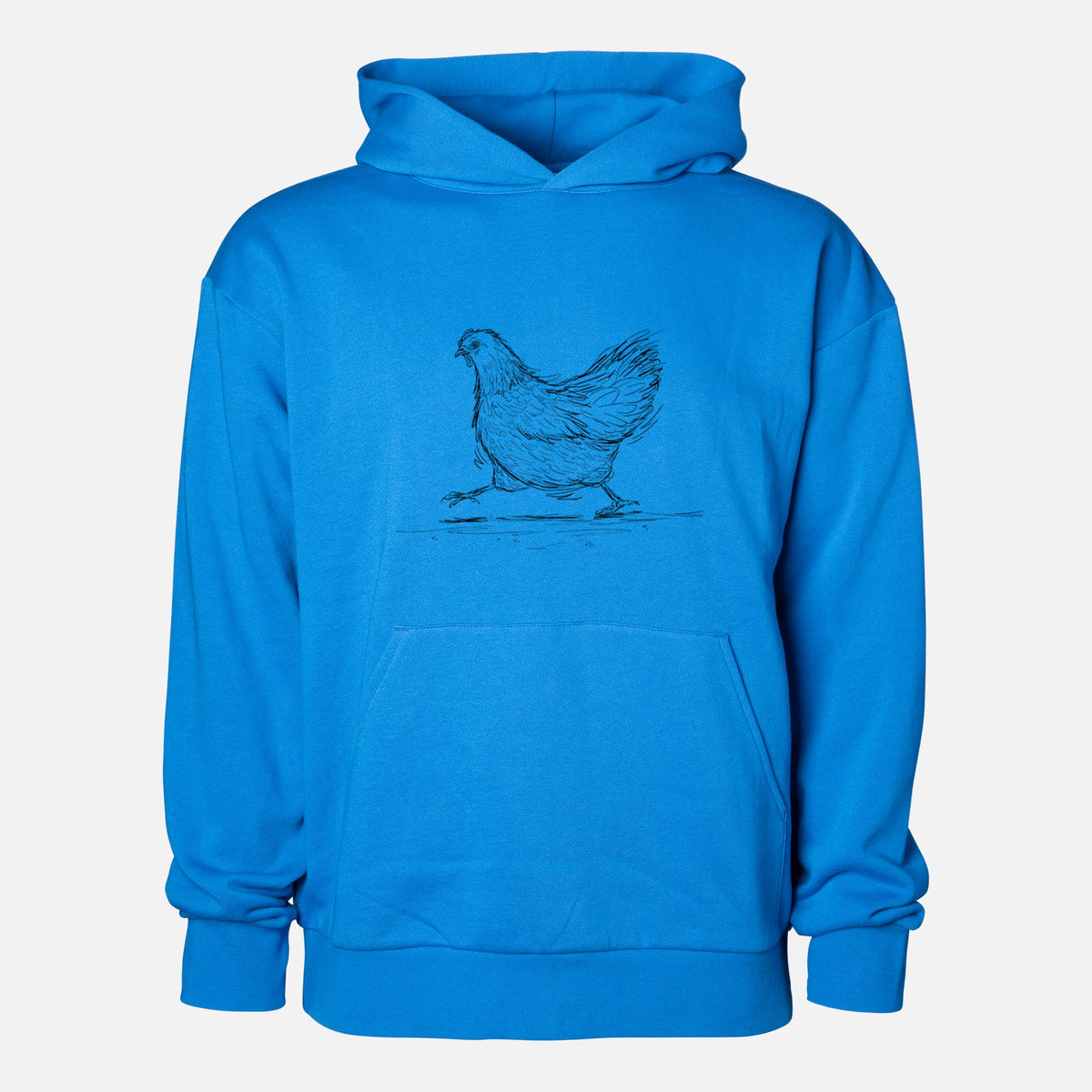 Hurried Hen - Orpington Chicken  - Statement Midweight Hoodie