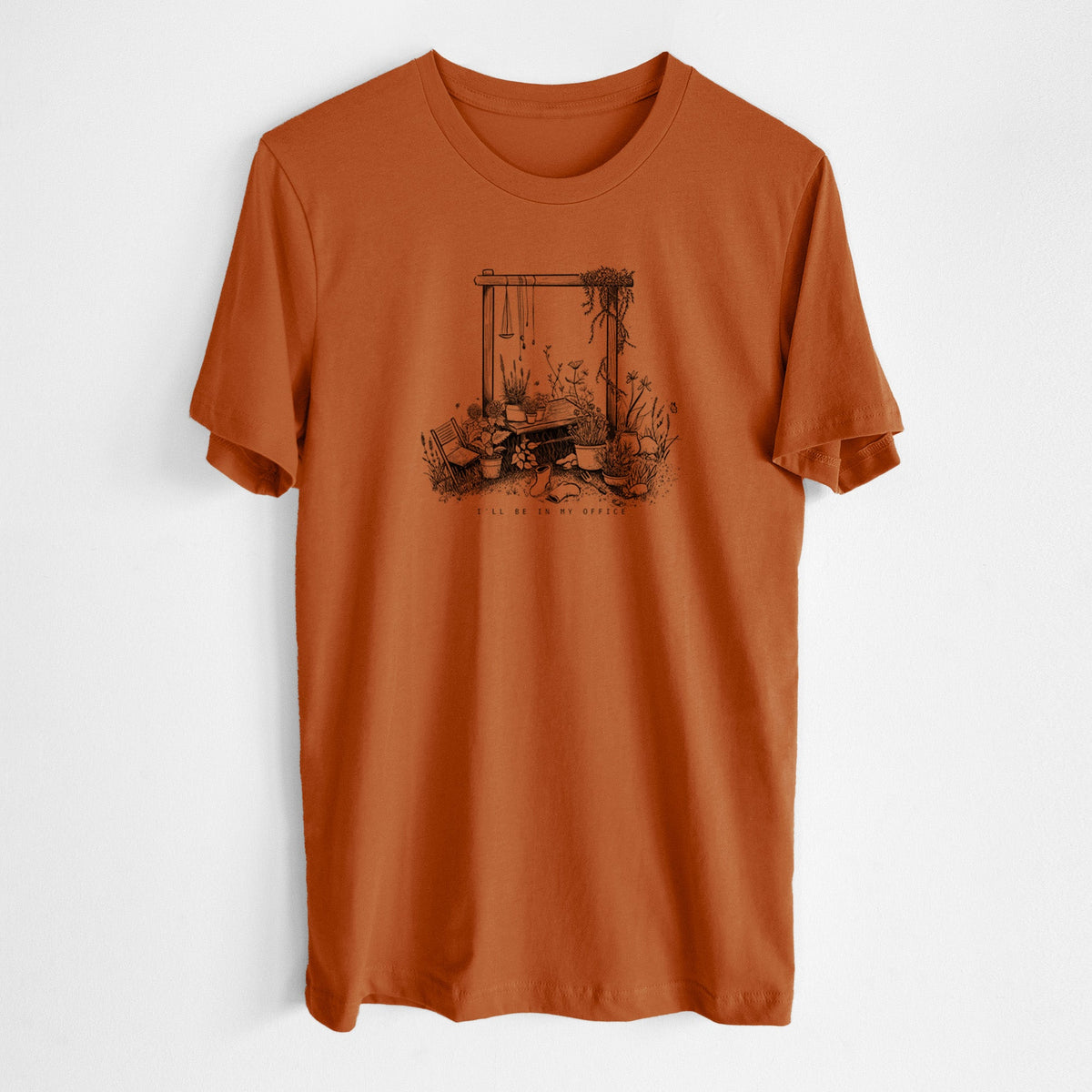 I'll Be In My Office — Garden - Lightweight 100% Cotton Unisex Crewneck