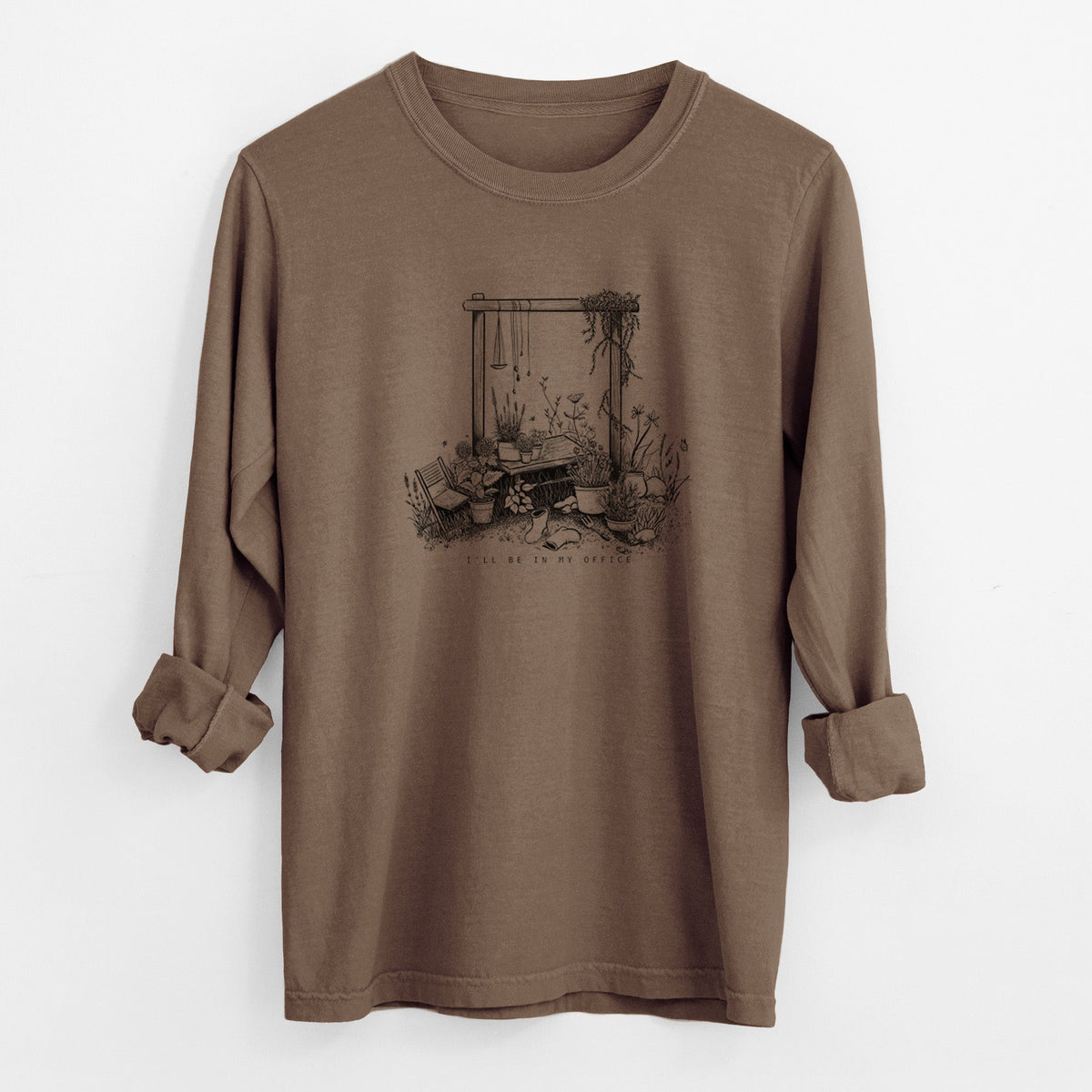 I'll Be In My Office — Garden - Unisex Comfort Colors 100% Cotton Long Sleeve