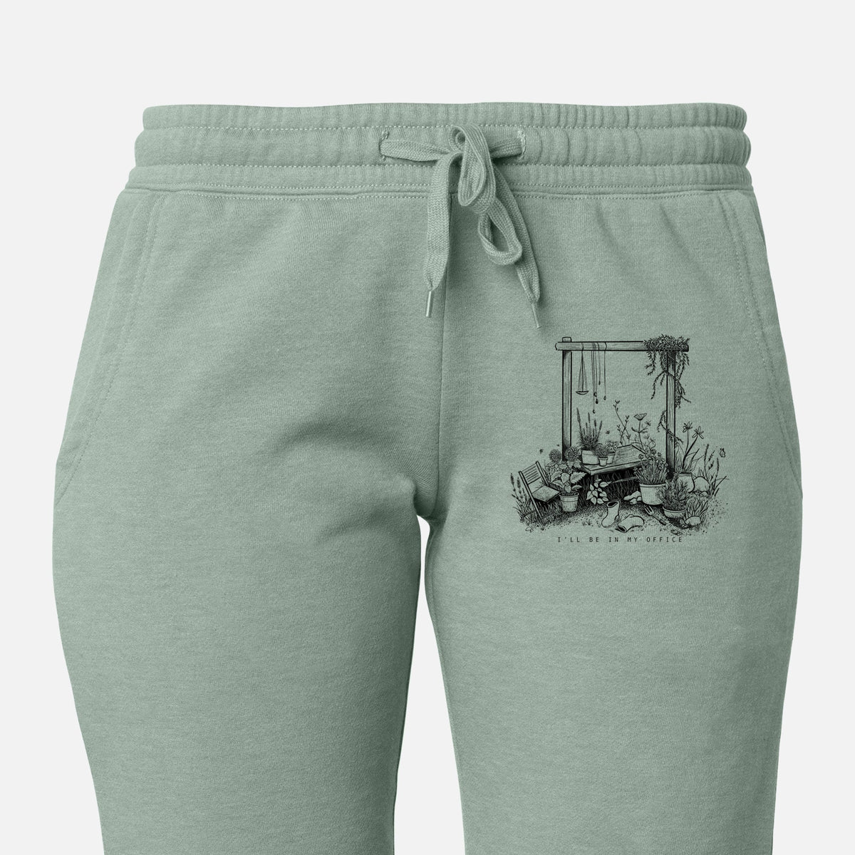 I'll Be In My Office — Garden - Women's Cali Wave Jogger Sweatpants