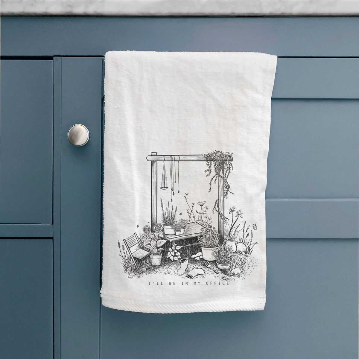I'll Be In My Office — Garden Premium Decorative Hand Towel