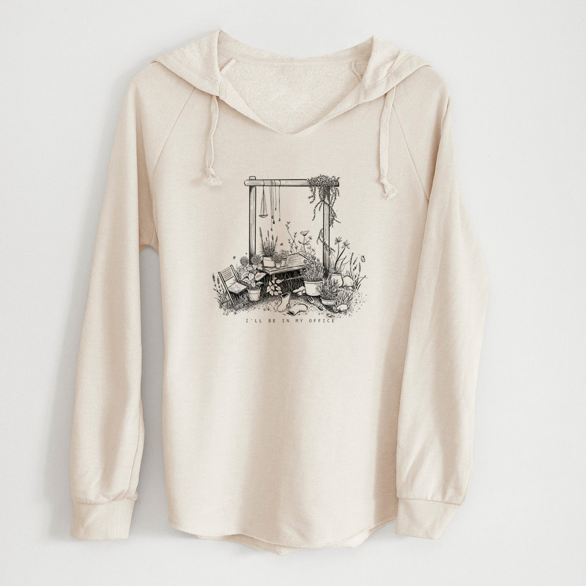 I'll Be In My Office — Garden - Cali Wave Hooded Sweatshirt