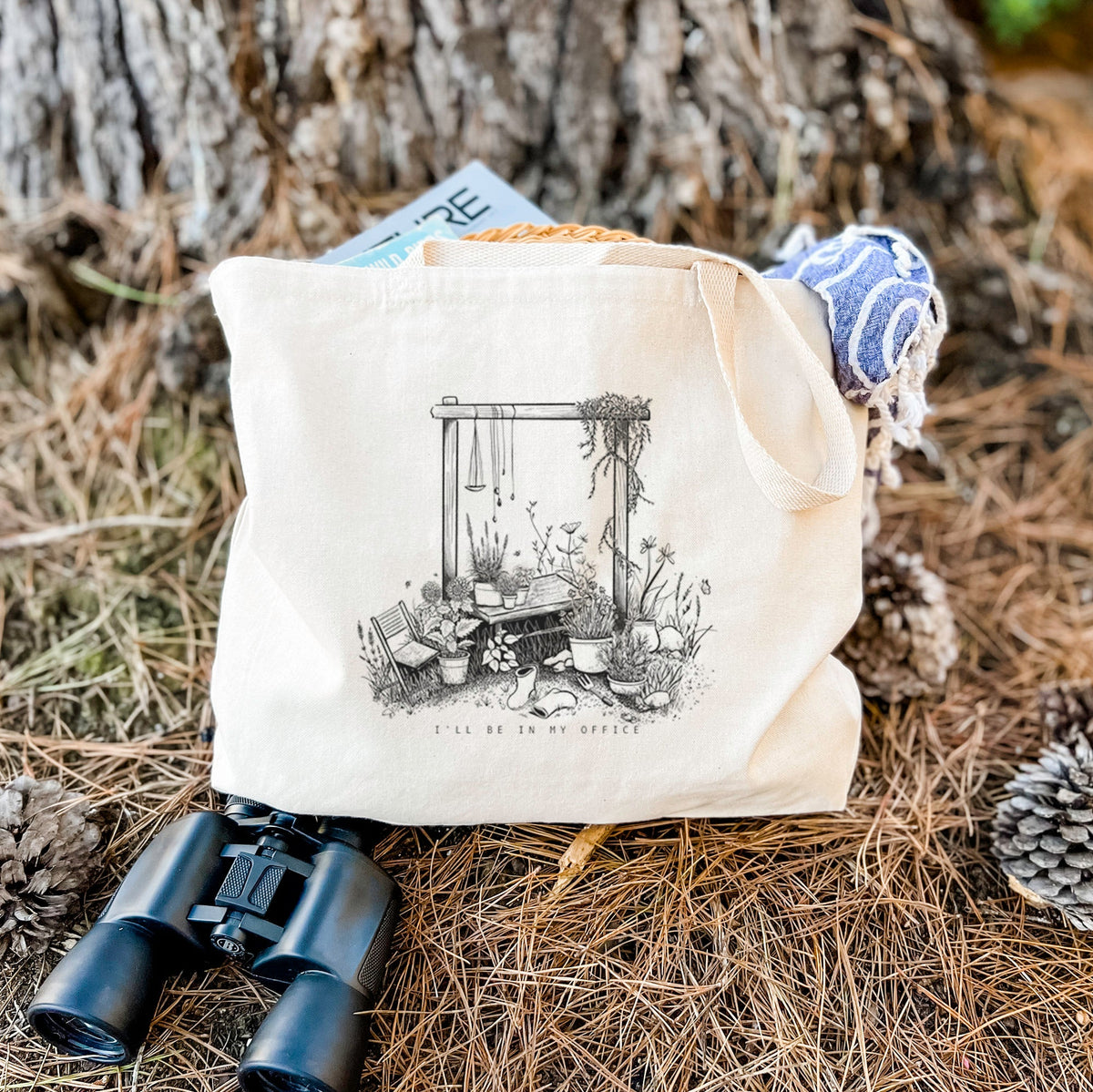 I'll Be In My Office — Garden - Tote Bag