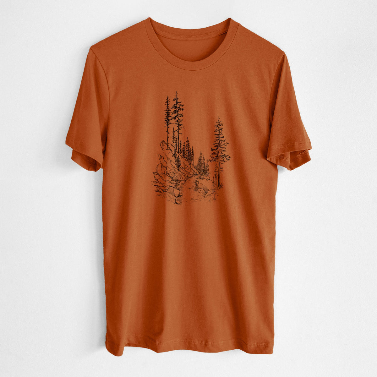 Into the Woods - Hiking - Lightweight 100% Cotton Unisex Crewneck