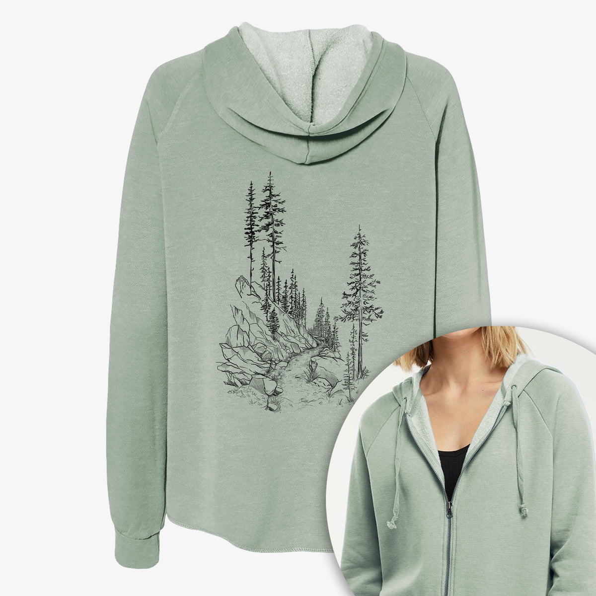 Into the Woods - Hiking - Women's Cali Wave Zip-Up Sweatshirt