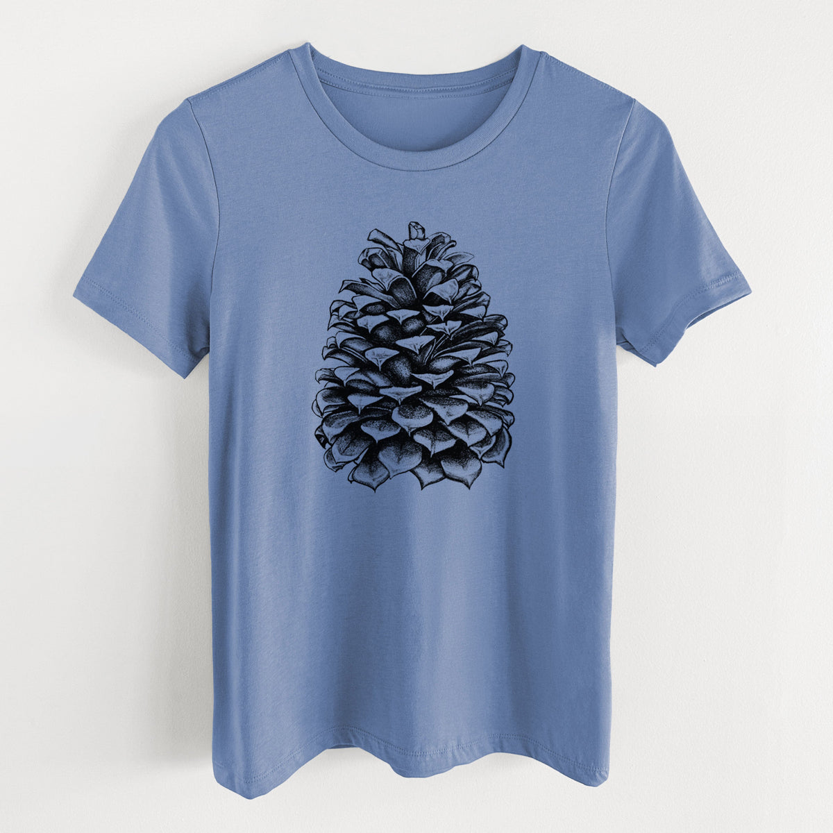 Pinus Jeffreyi - Jeffrey Pine Cone - Women's Lightweight Relaxed Fit 100% Cotton Crewneck