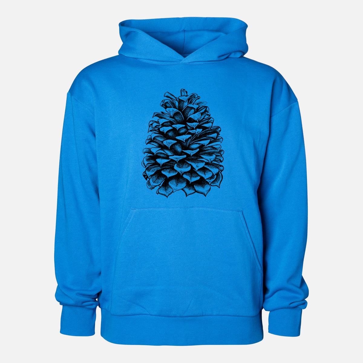 Pinus Jeffreyi - Jeffrey Pine Cone  - Statement Midweight Hoodie