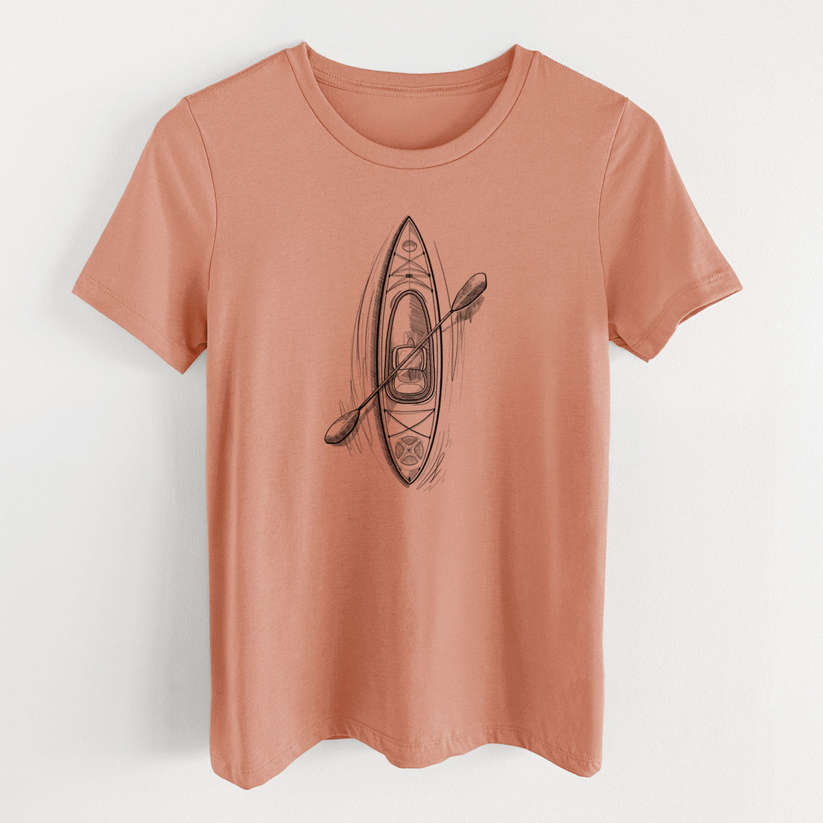Kayak - Women's Lightweight Relaxed Fit 100% Cotton Crewneck