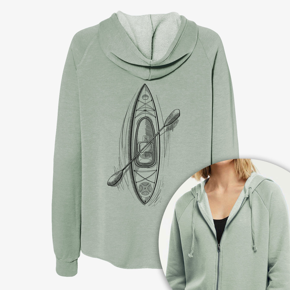 Kayak - Women's Cali Wave Zip-Up Sweatshirt