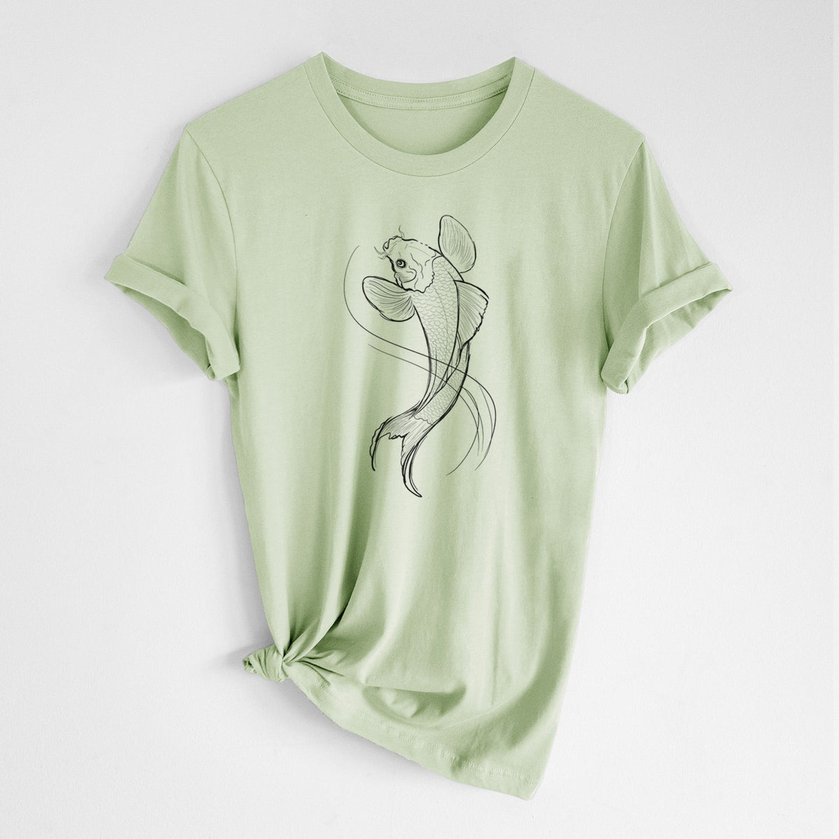 Koi Fish - Cyprinus rubrofuscus - Lightweight 100% Cotton Unisex Crewneck