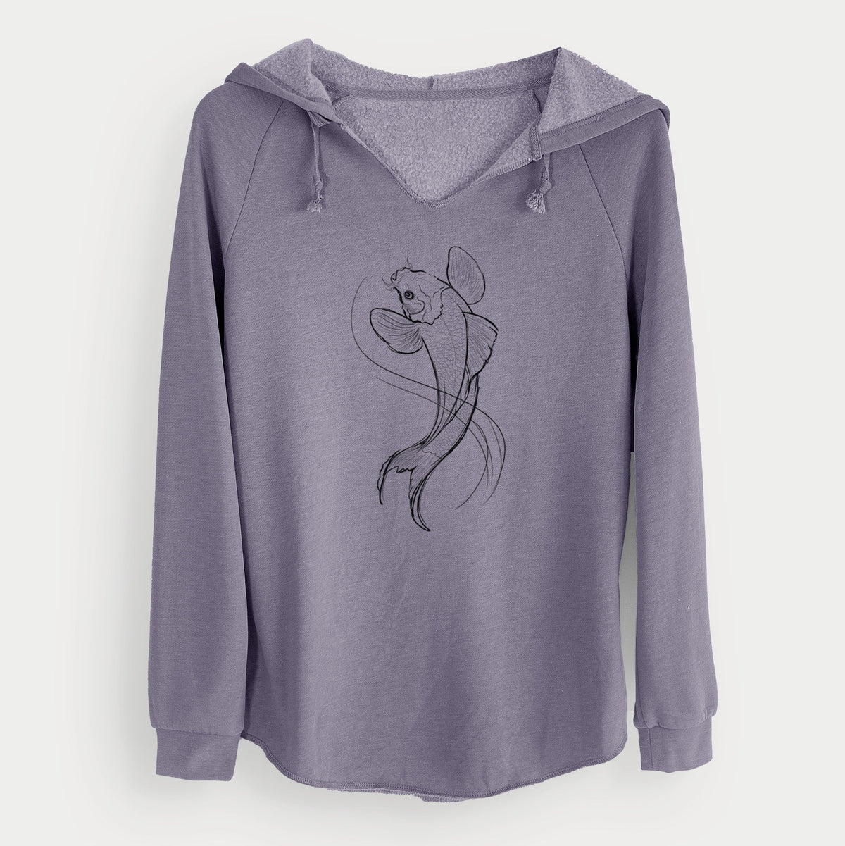 Koi Fish - Cyprinus rubrofuscus - Cali Wave Hooded Sweatshirt
