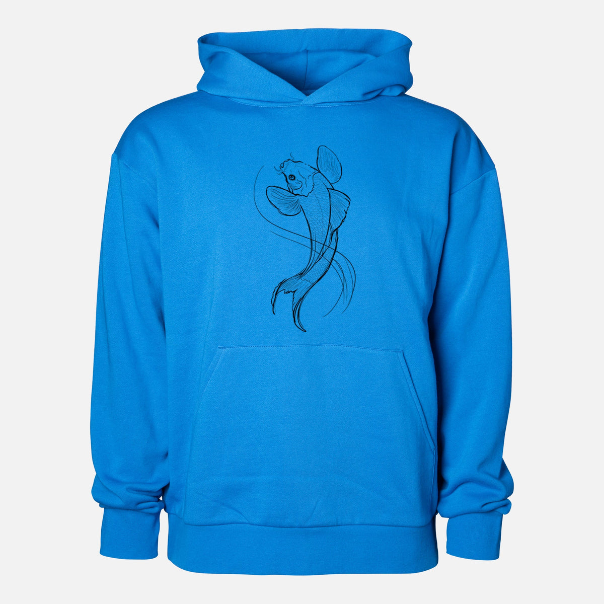 Koi Fish - Cyprinus rubrofuscus  - Statement Midweight Hoodie