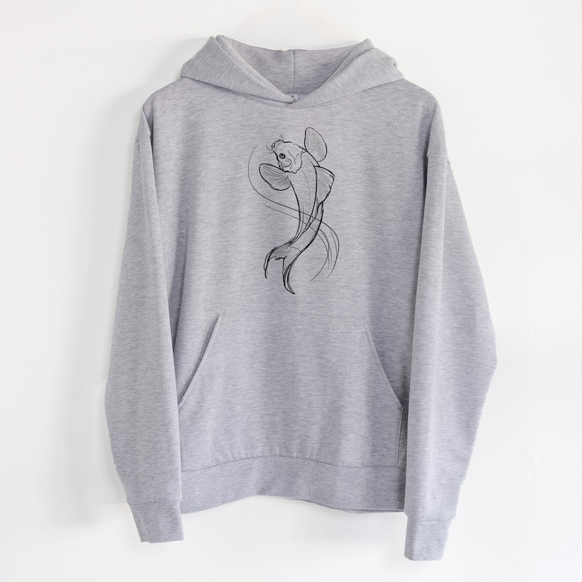 Koi Fish - Cyprinus rubrofuscus  - Statement Midweight Hoodie