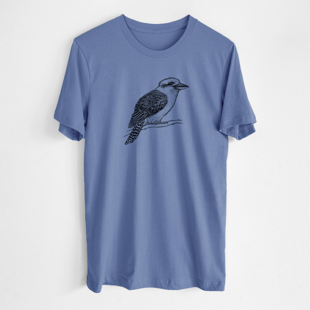Kookaburra - Dacelo novaeguineae - Lightweight 100% Cotton Unisex Crewneck