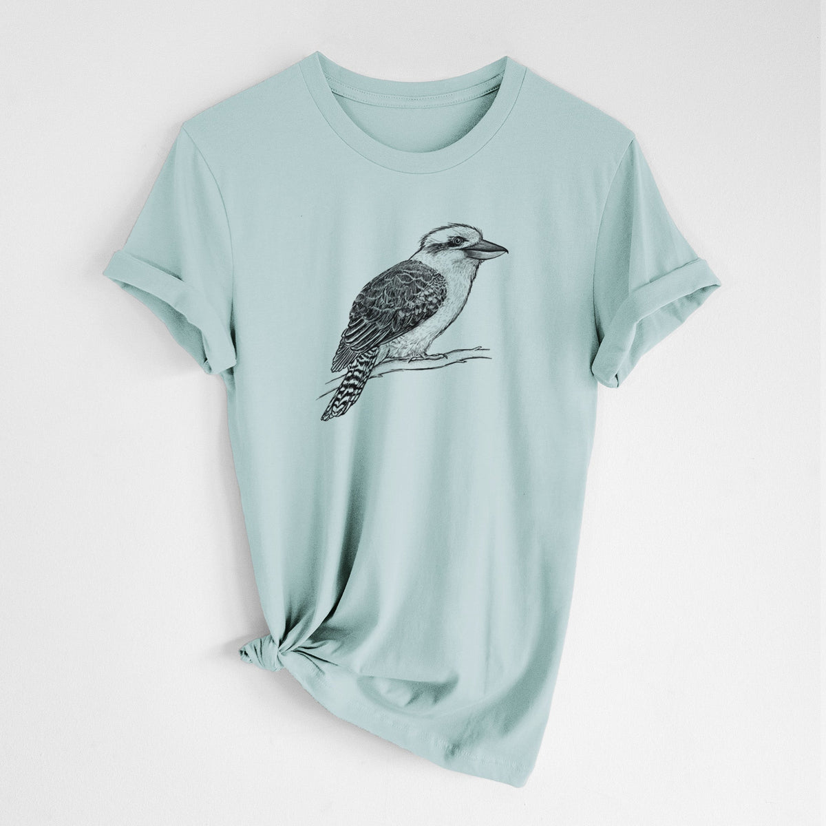 Kookaburra - Dacelo novaeguineae - Lightweight 100% Cotton Unisex Crewneck