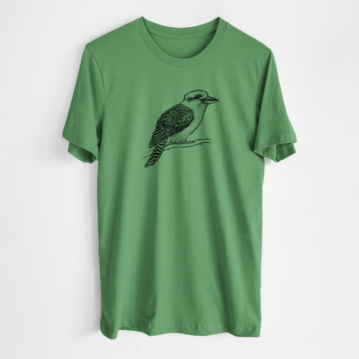 Kookaburra - Dacelo novaeguineae - Lightweight 100% Cotton Unisex Crewneck