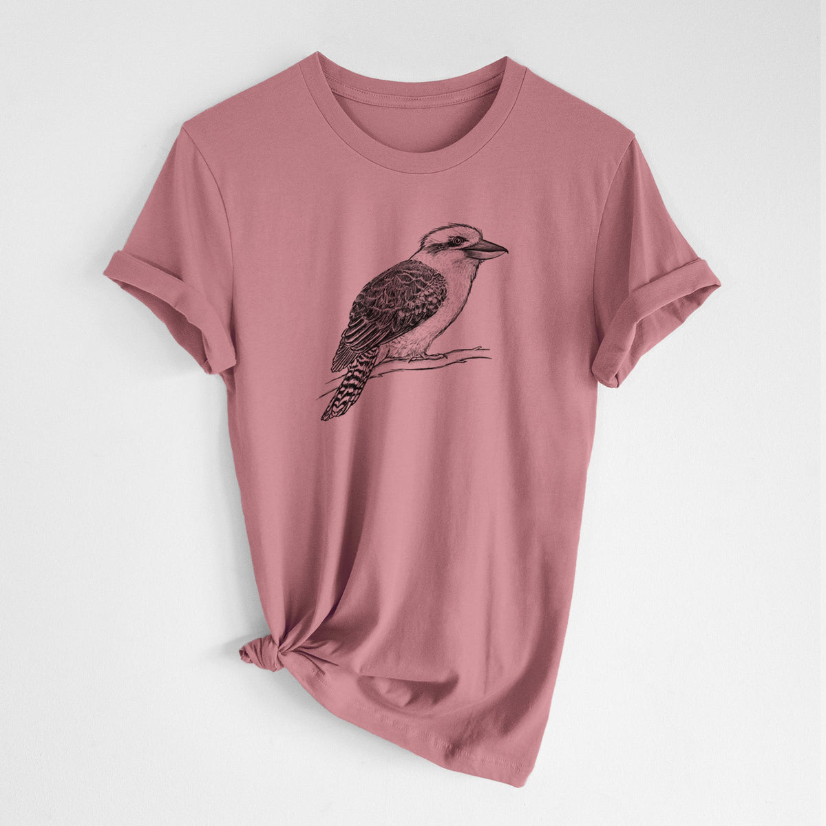 Kookaburra - Dacelo novaeguineae - Lightweight 100% Cotton Unisex Crewneck