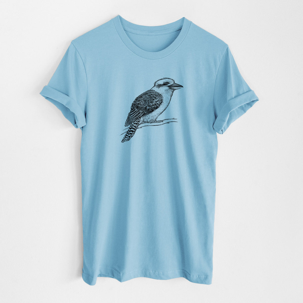 Kookaburra - Dacelo novaeguineae - Lightweight 100% Cotton Unisex Crewneck