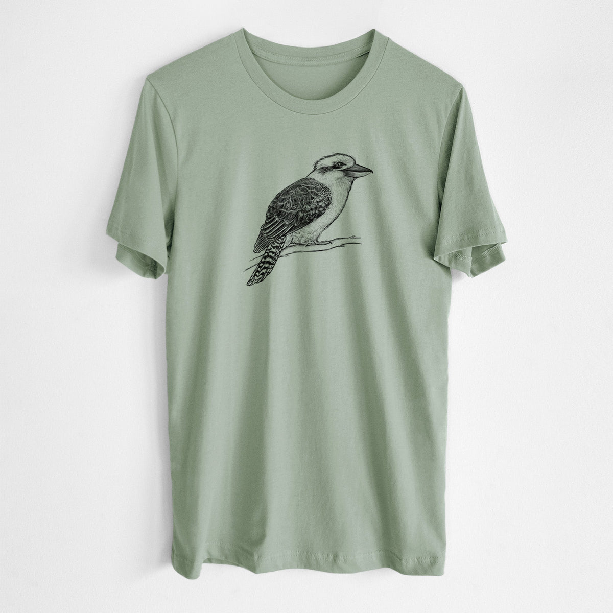 Kookaburra - Dacelo novaeguineae - Lightweight 100% Cotton Unisex Crewneck