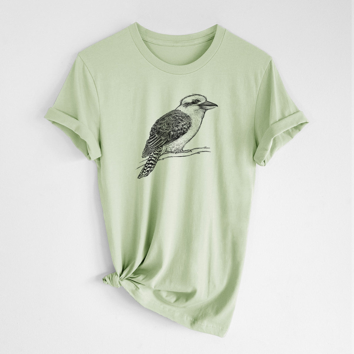 Kookaburra - Dacelo novaeguineae - Lightweight 100% Cotton Unisex Crewneck