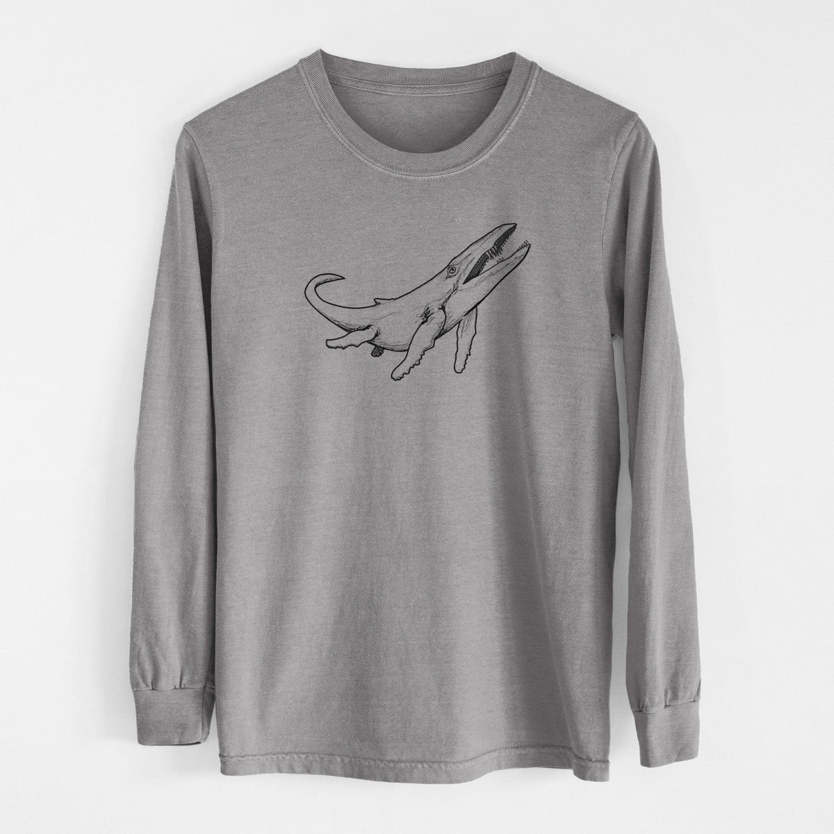 Kronosaurus Queenslandicus - Men's Heavyweight 100% Cotton Long Sleeve
