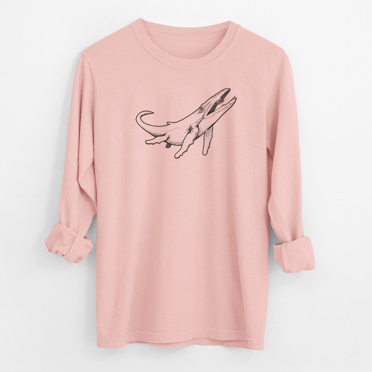 Kronosaurus Queenslandicus - Men's Heavyweight 100% Cotton Long Sleeve