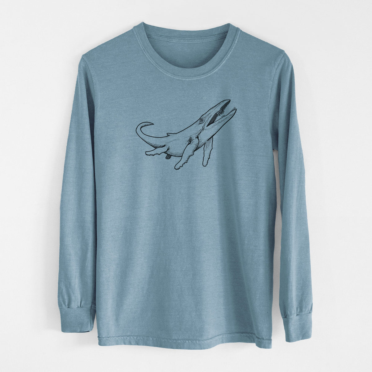 Kronosaurus Queenslandicus - Men's Heavyweight 100% Cotton Long Sleeve
