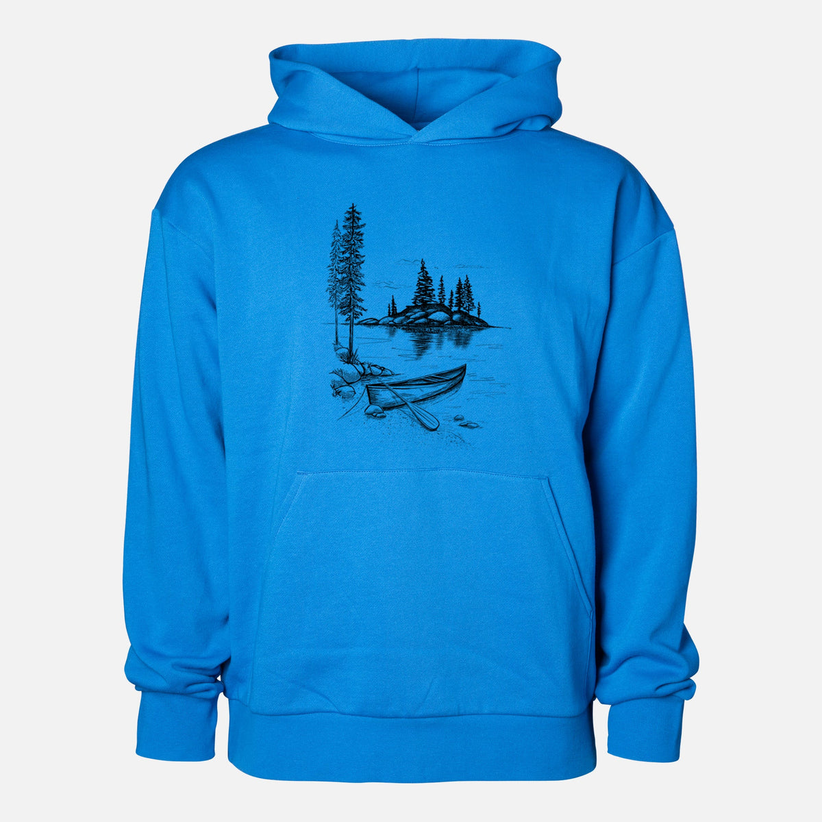 Lakeside Canoe  - Statement Midweight Hoodie