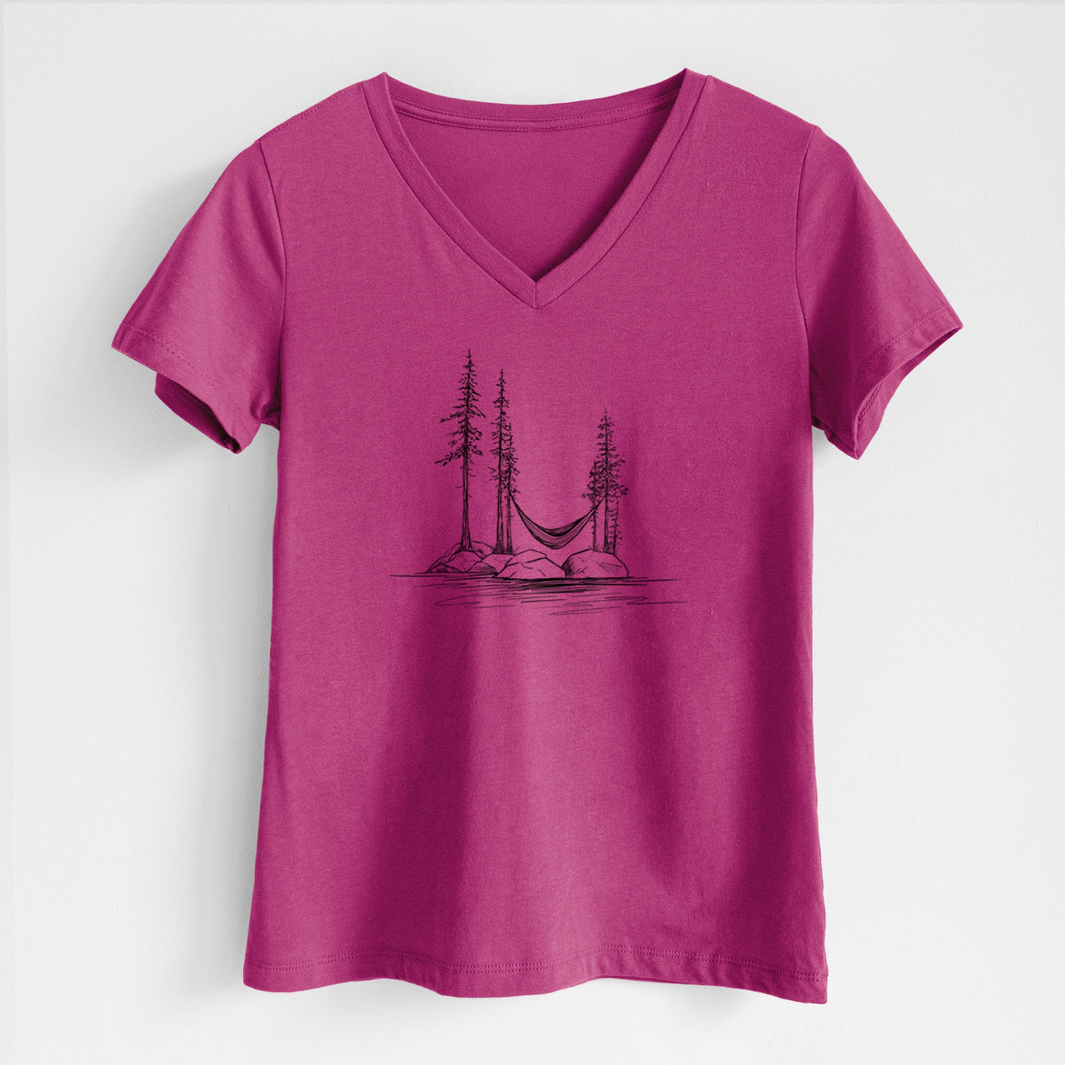 Lakeside Hammock - Women's Lightweight Relaxed Fit 100% Cotton V-neck