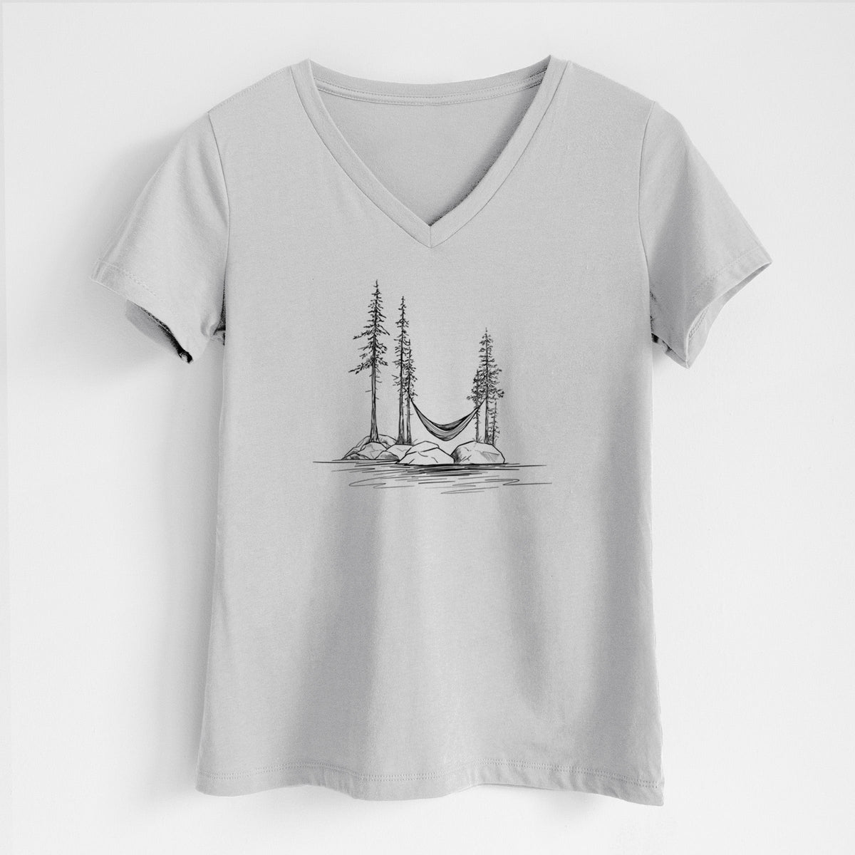 Lakeside Hammock - Women's Lightweight Relaxed Fit 100% Cotton V-neck