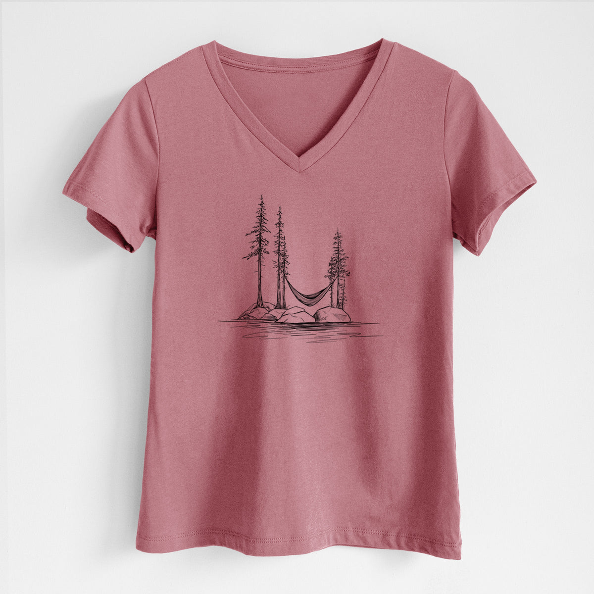 Lakeside Hammock - Women's Lightweight Relaxed Fit 100% Cotton V-neck