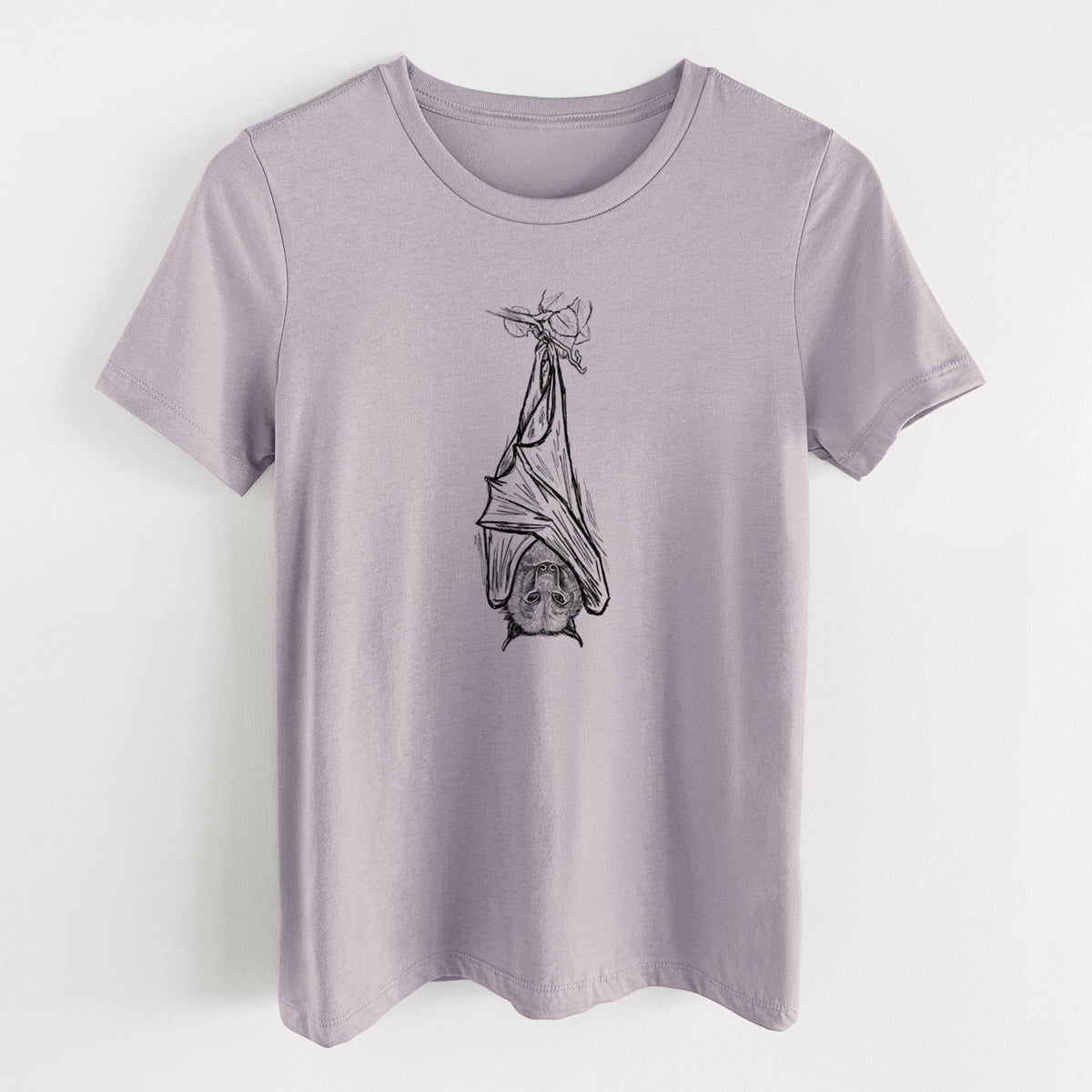 Pteropus vampyrus - Large Flying Fox - Women's Lightweight Relaxed Fit 100% Cotton Crewneck