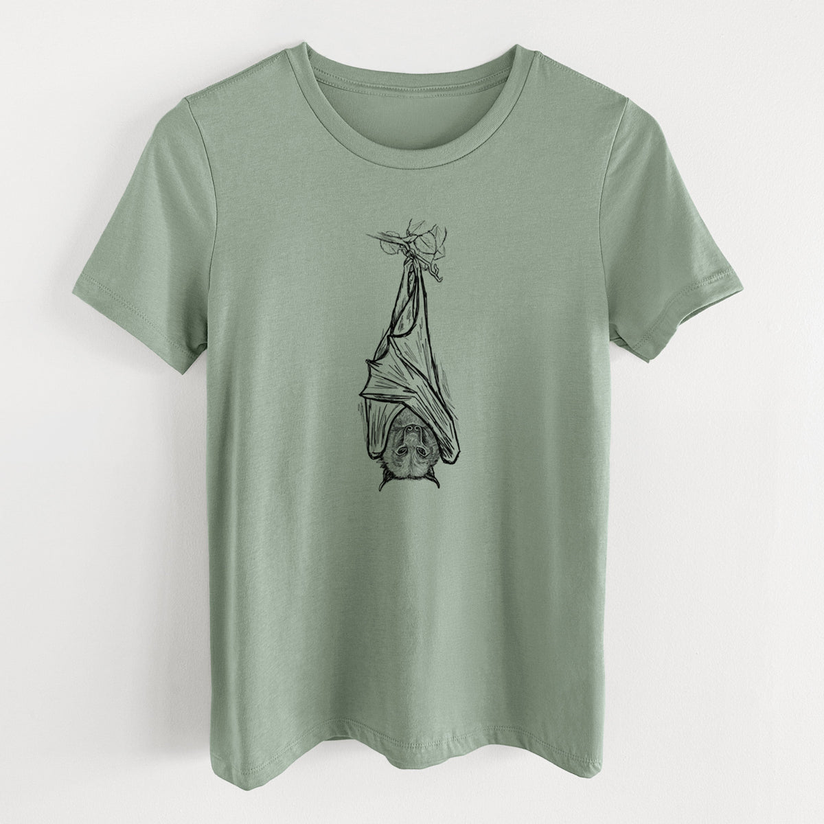 Pteropus vampyrus - Large Flying Fox - Women's Lightweight Relaxed Fit 100% Cotton Crewneck