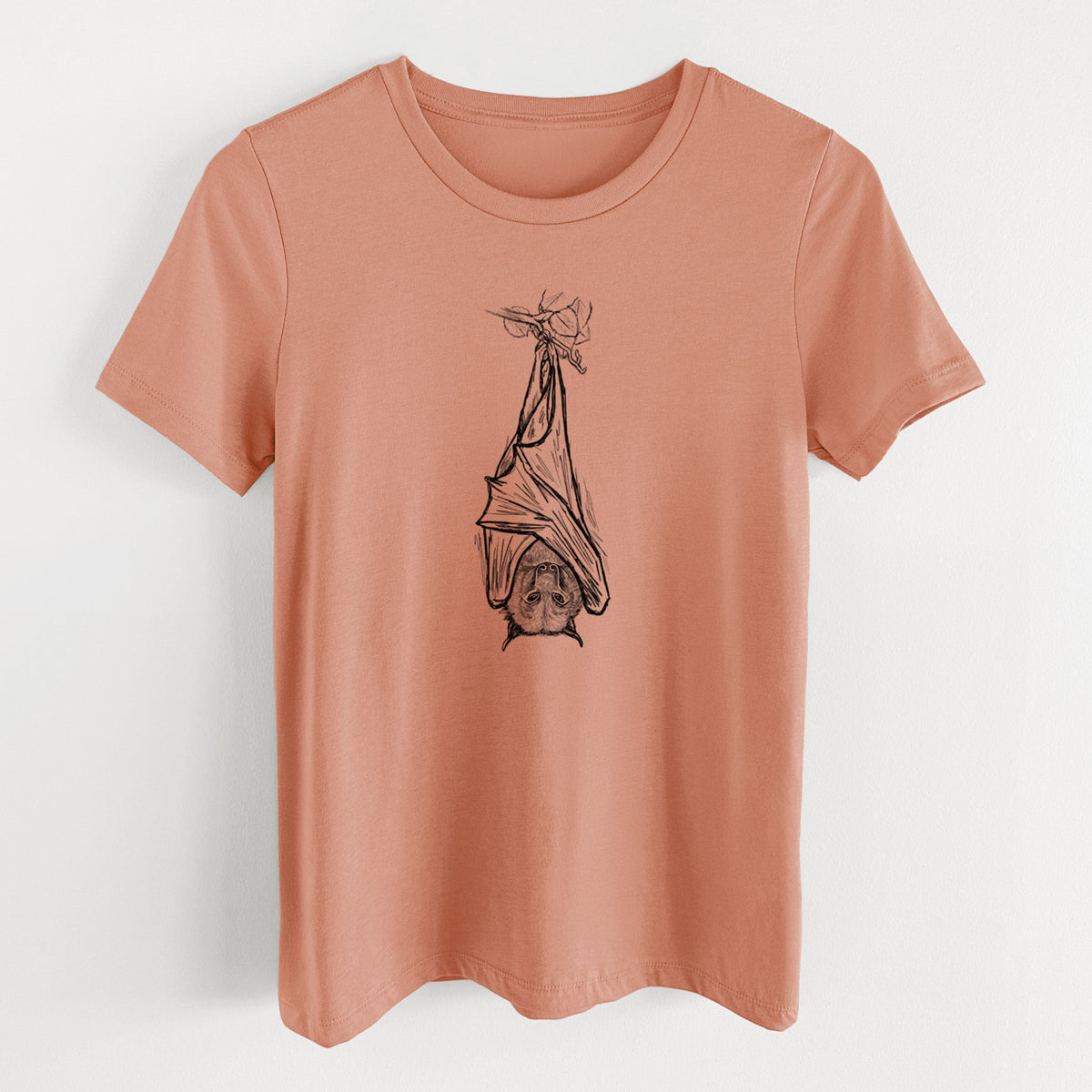 Pteropus vampyrus - Large Flying Fox - Women's Lightweight Relaxed Fit 100% Cotton Crewneck