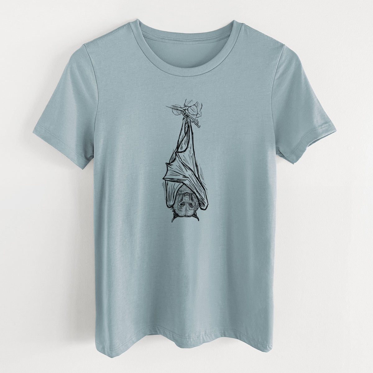 Pteropus vampyrus - Large Flying Fox - Women's Lightweight Relaxed Fit 100% Cotton Crewneck