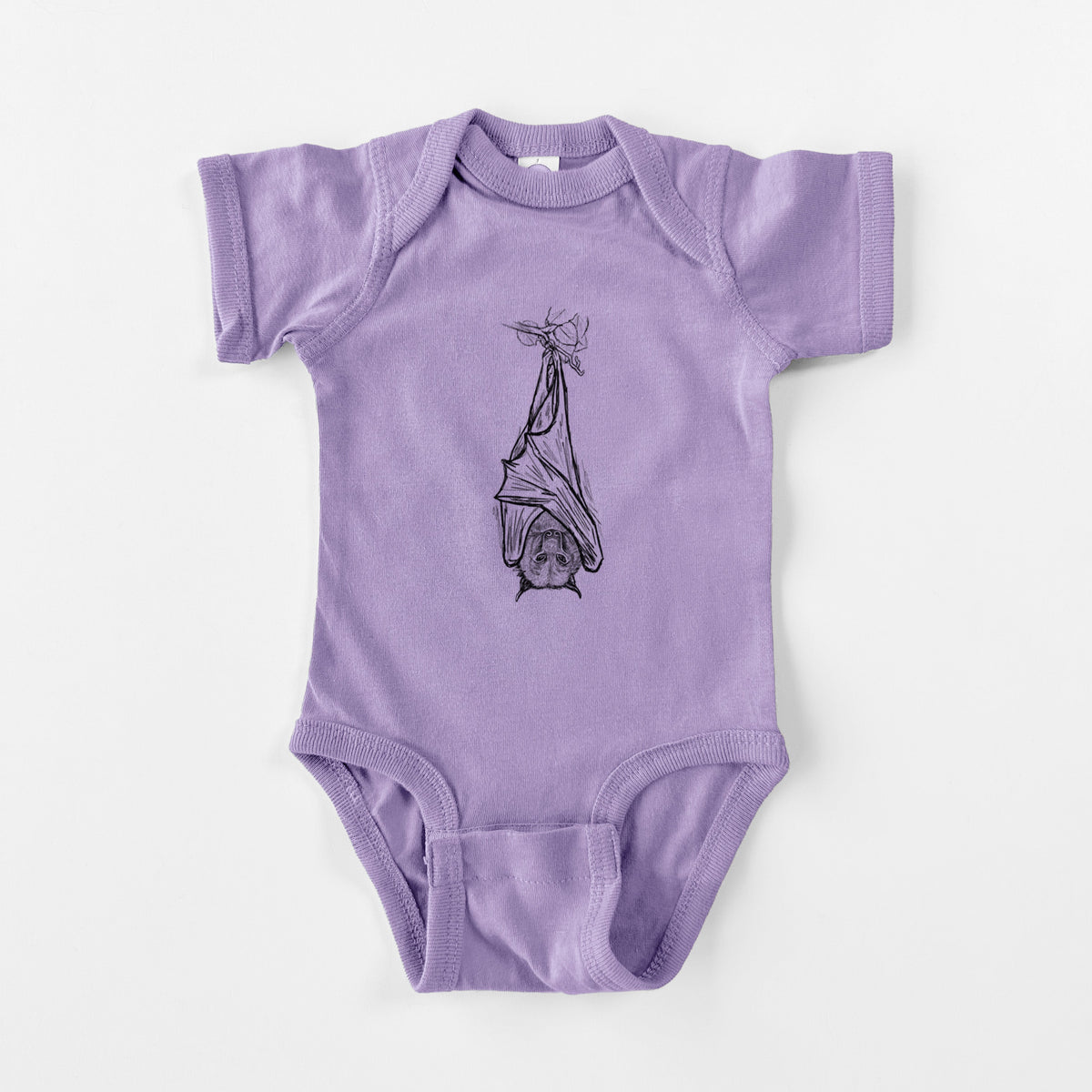 Pteropus vampyrus - Large Flying Fox - Baby Fine Jersey Bodysuit