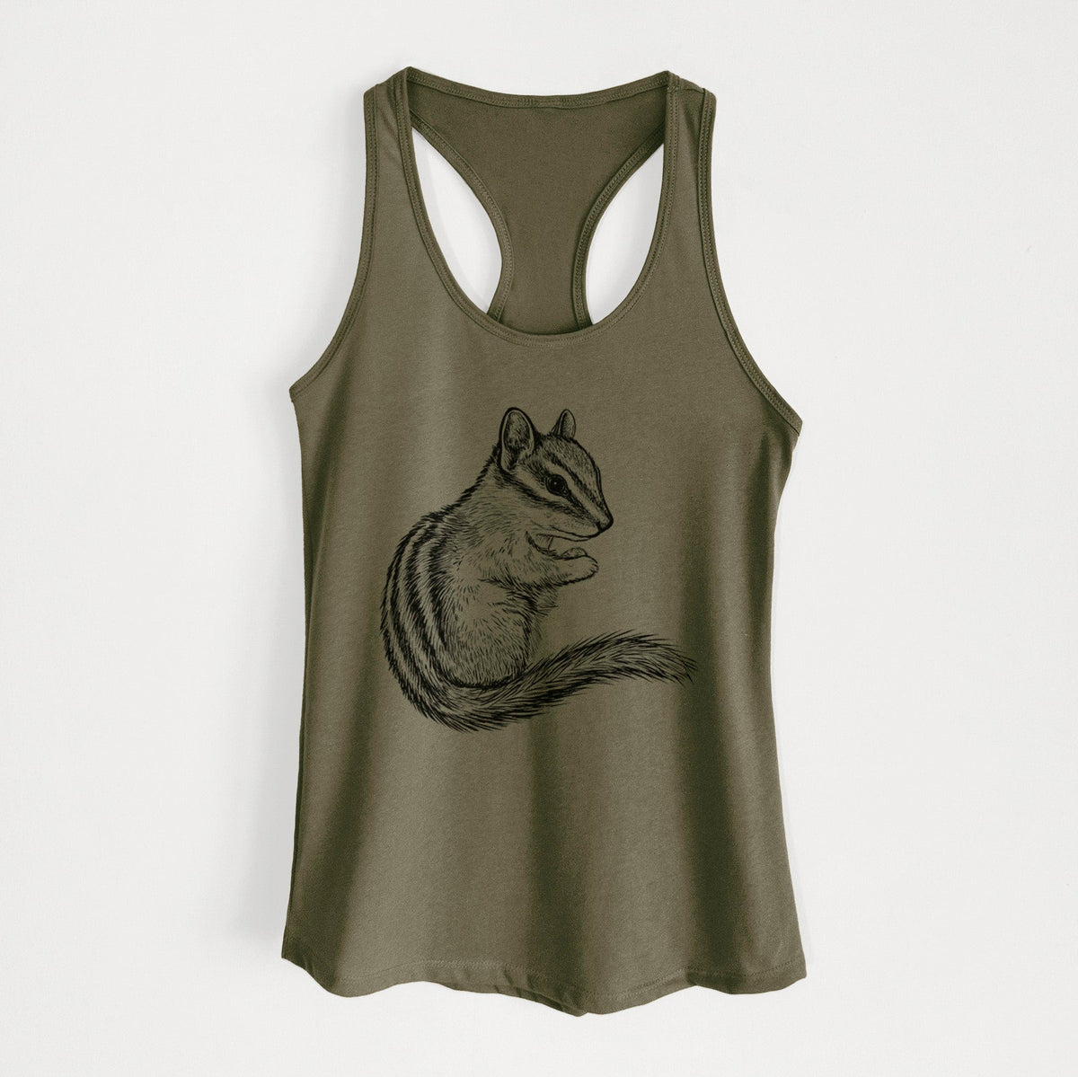 Chipmunk - Neotamias minimus - Women's Racerback Tanktop