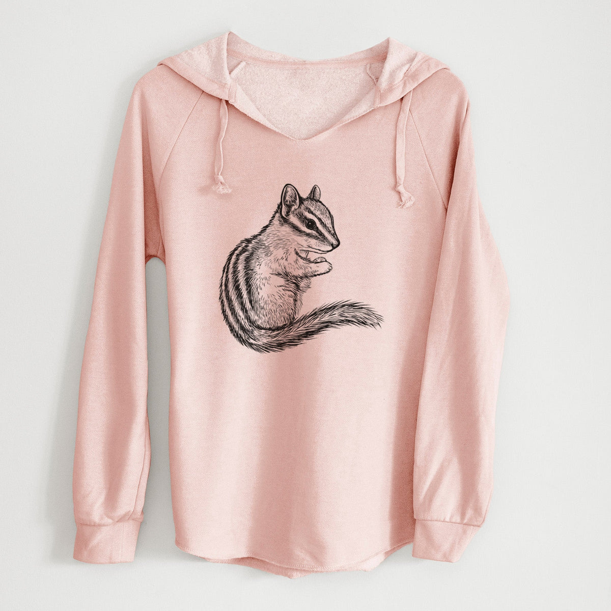Chipmunk - Neotamias minimus - Cali Wave Hooded Sweatshirt