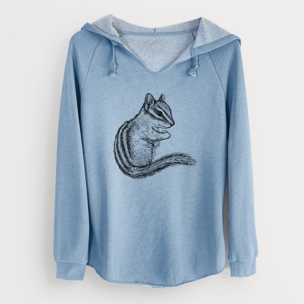 Chipmunk - Neotamias minimus - Cali Wave Hooded Sweatshirt